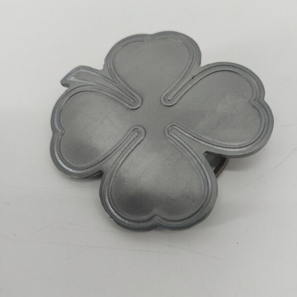 Lucky Shamrock Mens Belt Buckle 4 Leaf Clover St. Patrick's Patty Day Good - Picture 10 of 10